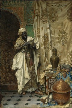 The Inspection Ludwig Deutsch Orientalism Araber Ölgemälde